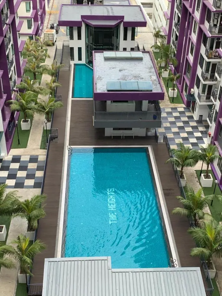 Apartment Pixie Homestay At The Heights Residence Ayer Keroh Melaka